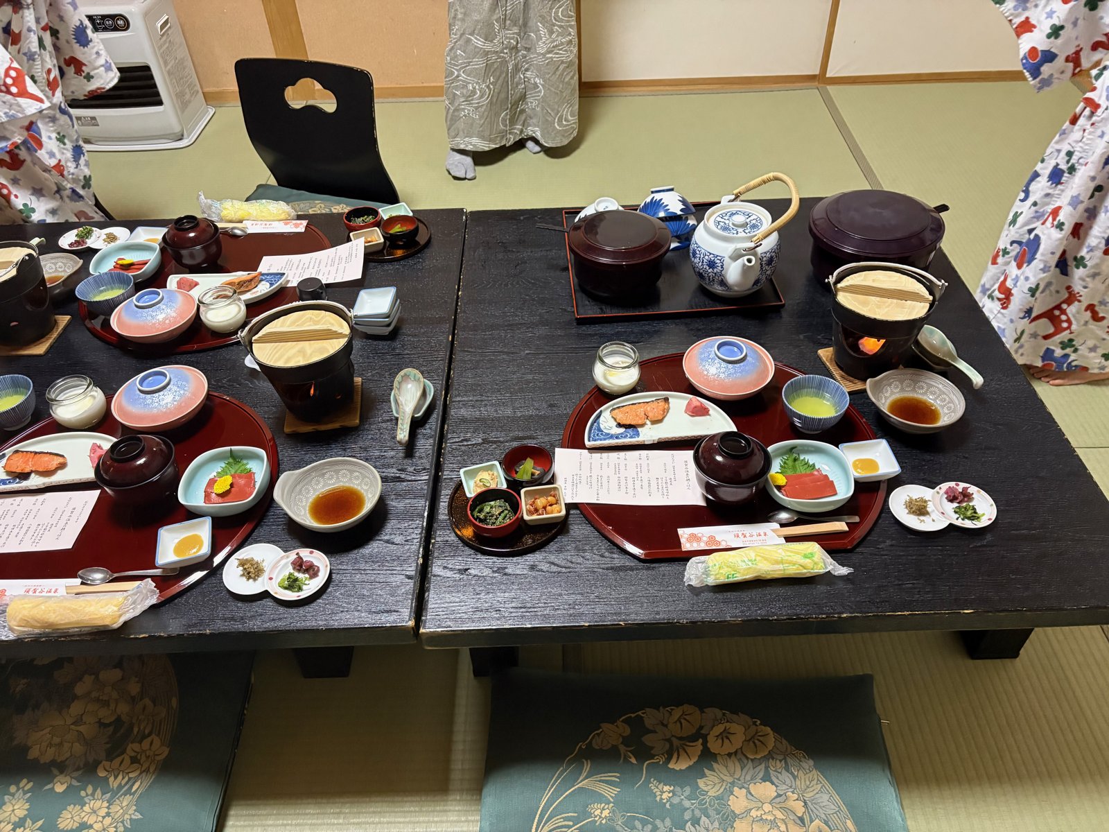 須賀谷温泉のペット同伴専用和室と部屋食